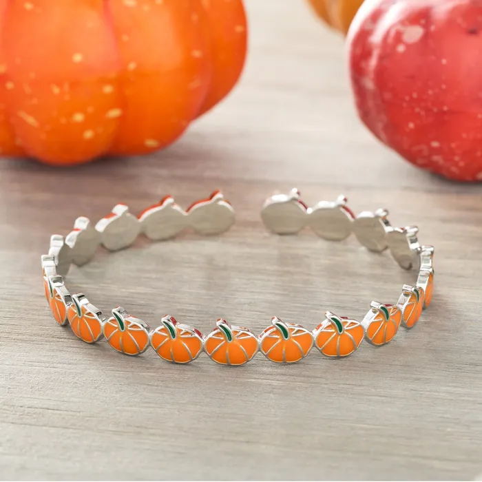 Little Pumpkin Cuff Bracelet Chadds Ford Jewelry Bracelets