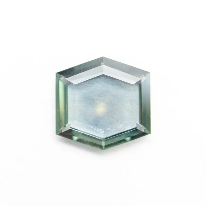 Misfit Gems Rings 122ct 742x752x186mm Hexagon Portrait Cut Sapphire 1997801