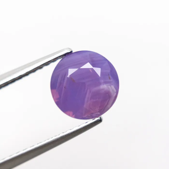 Misfit Gems Rings PinkPurple Brilliant Sapphire 255ct Round
