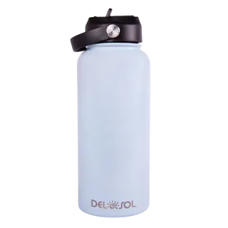 Necklaces DELSOL Del Sol Color Changing Water Bottle Light Blue to Pink