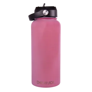 Necklaces DELSOL Del Sol Color Changing Water Bottle Light Blue to Pink