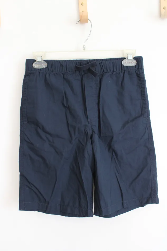 NEW HM Navy Cotton Shorts Youth 1214 HM Earrings