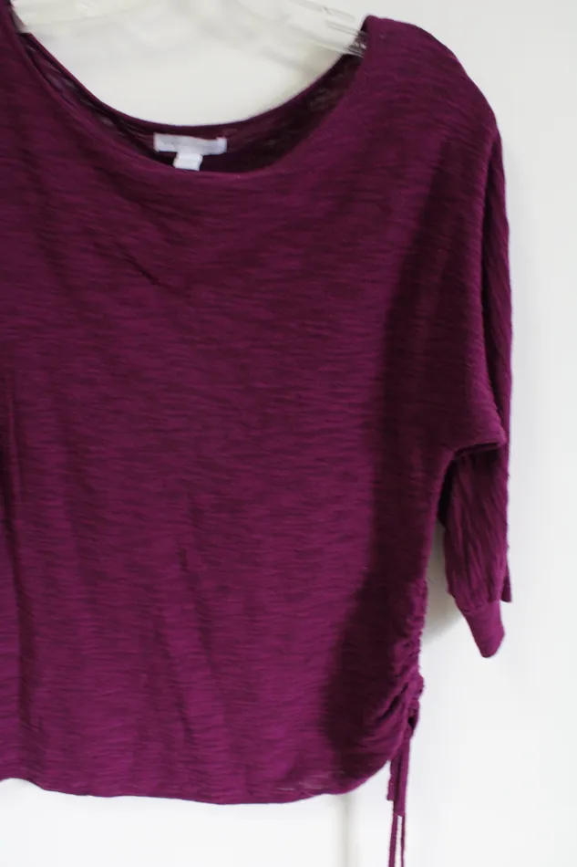 New York Company Earrings New York Company Purple Long Sleeved Top M