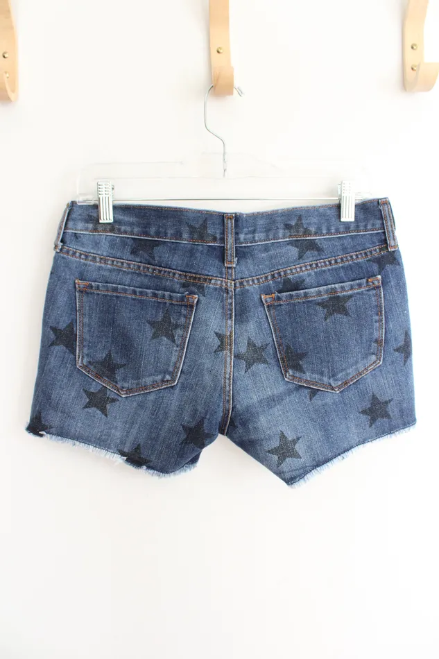 Old Navy The Diva Star Patterned Jean Shorts 4 Old Navy Earrings