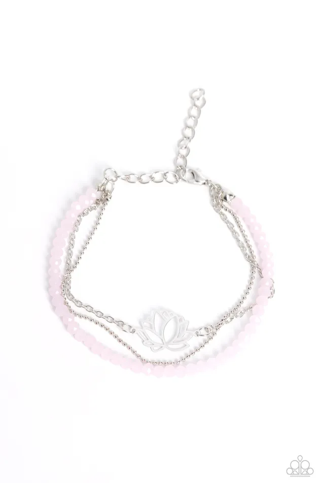 Paparazzi Accessories Earrings A LOTUS Like This Pink