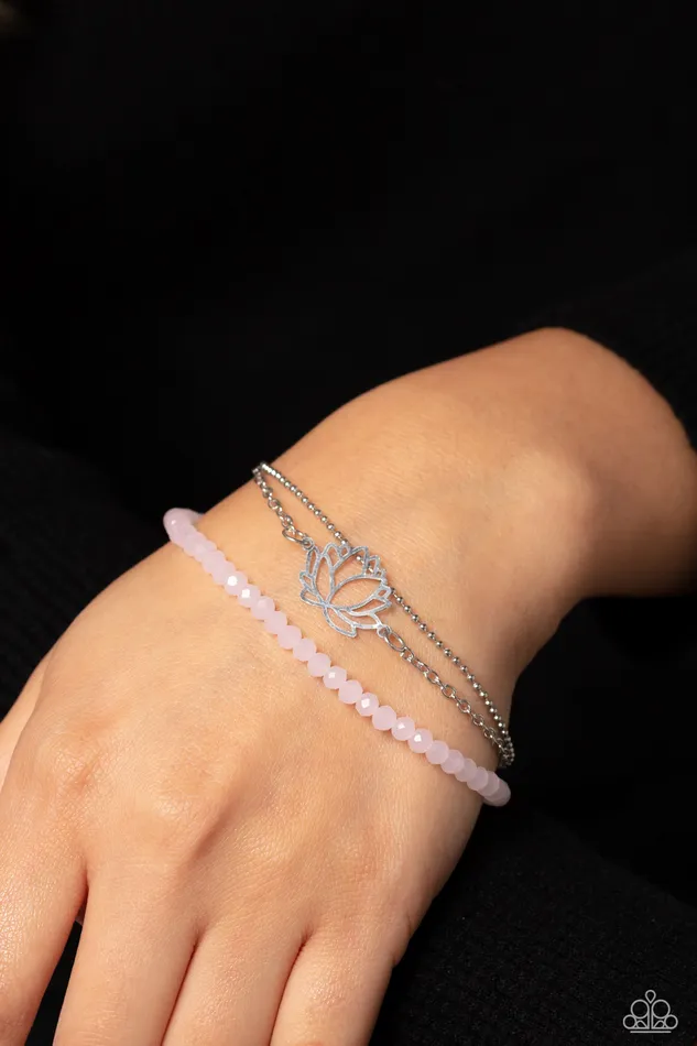 Paparazzi Accessories Earrings A LOTUS Like This Pink