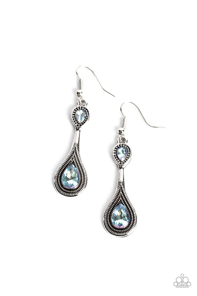 Paparazzi Accessories Rings Dazzling Droplets Blue
