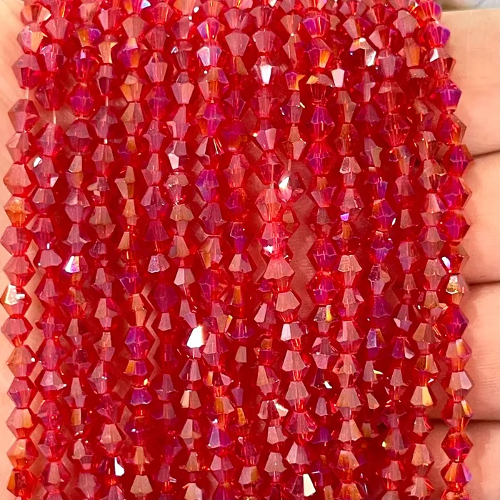 Peppy Beads Earrings 4mm Crystal Bicone Beads PBC4B50