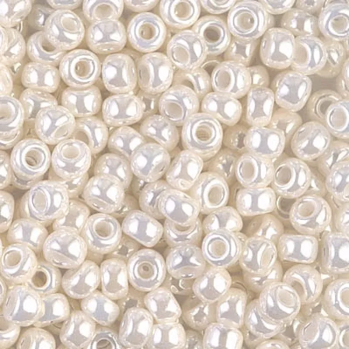 Peppy Beads Earrings Miyuki Seed Beads 60 Antique Ivory Pearl Ceylon 0592