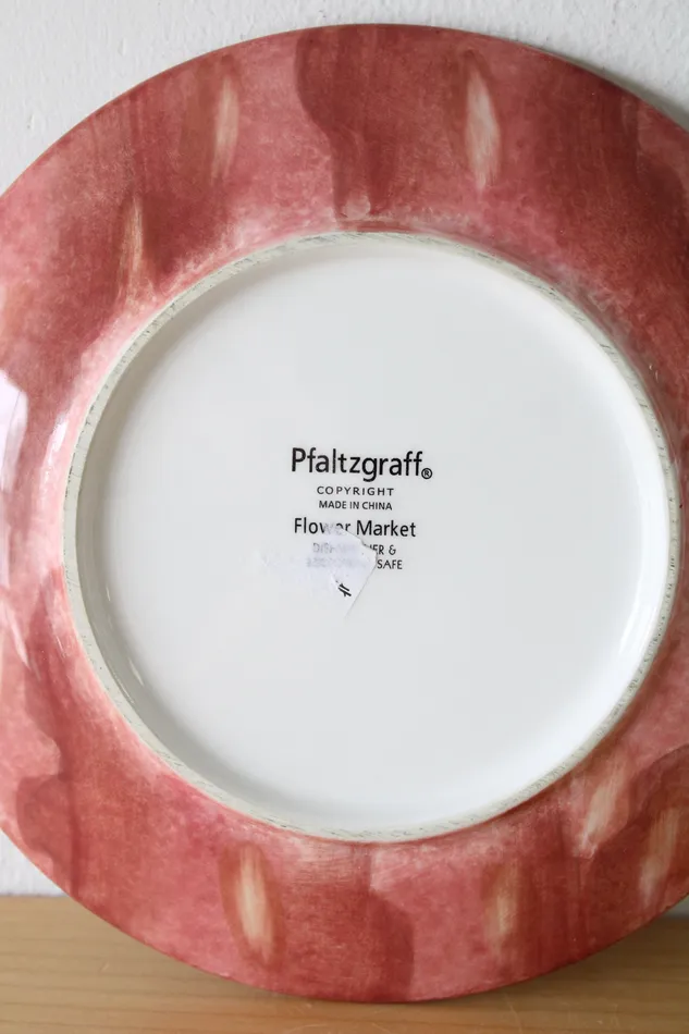 Pfaltzgraff Earrings Pfaltzgraff Flower Market Lunch Salad Plate 8