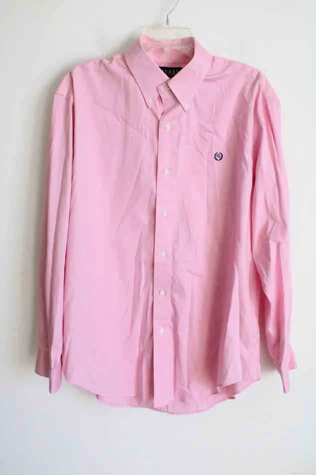 Ralph Lauren Earrings Ralph Lauren Classic Fit Pink Button Down Shirt 17 XL