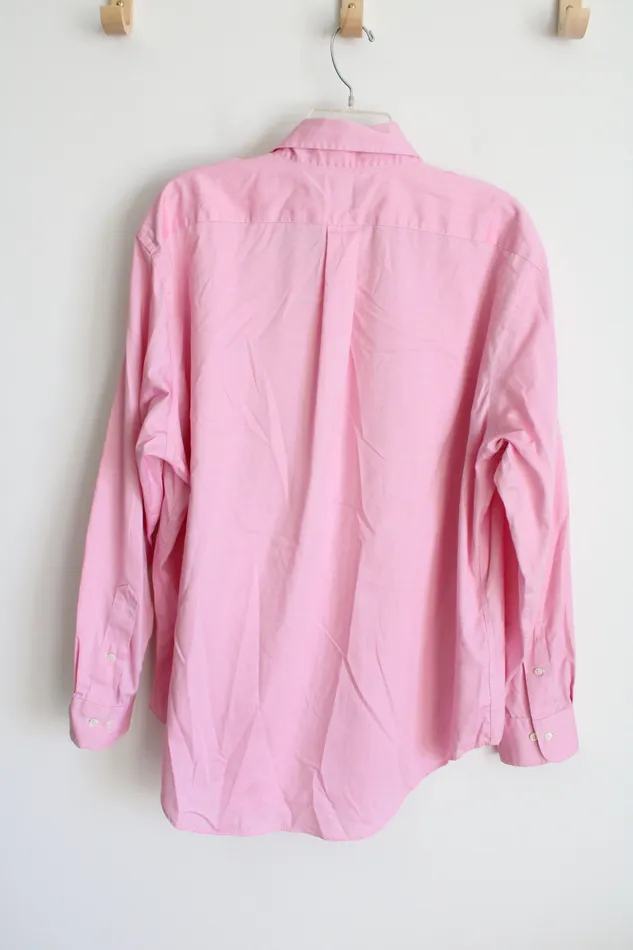 Ralph Lauren Earrings Ralph Lauren Classic Fit Pink Button Down Shirt 17 XL