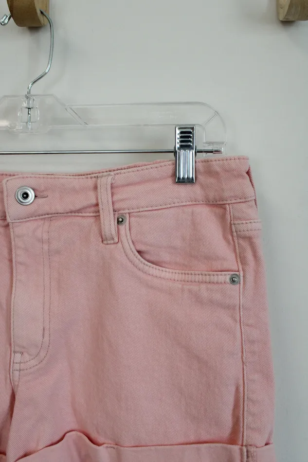 ReGeneration Earrings ReGeneration Meadow Pink Cuffed Shorts 728