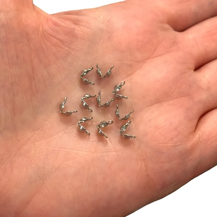 Stainless Steel Bead Tip Clamshells Fold Over Crimp Bead Knot Tip Cover Ends Knot Covers Peppy Beads Earrings Stainless Steel Bead Tip Clamshells Fold Over Crimp Bead Knot Tip Cover Ends Knot Covers Peppy Beads Earrings
