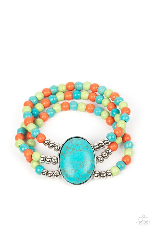 Stone Pools Multi Paparazzi Accessories Rings