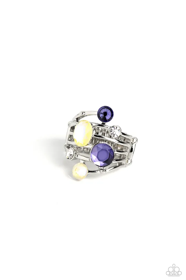 Timeless Trickle Purple Paparazzi Accessories Earrings