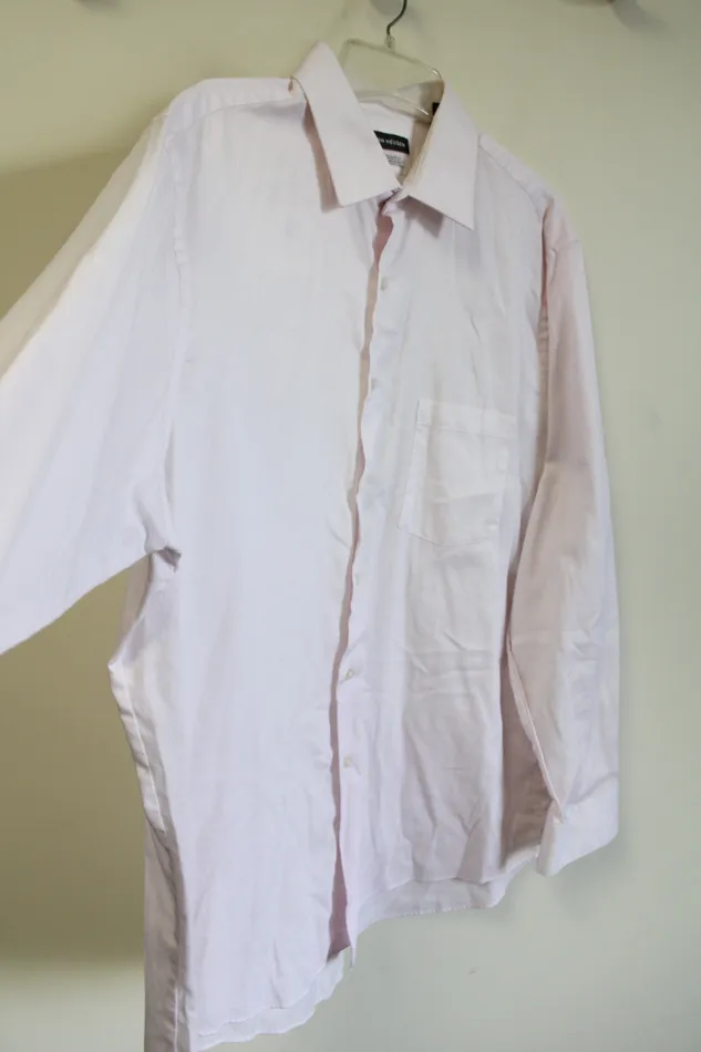Van Heusen Earrings Van Heusen Regular Fit Pale Pink Button Down Shirt XL