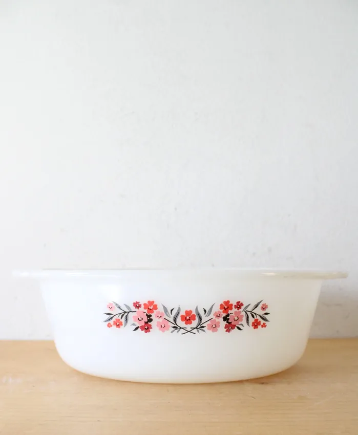 Vintage FireKing 467 15 Quart Primrose Oval Baking Dish Anchor Hocking Rings Vintage FireKing 467 15 Quart Primrose Oval Baking Dish Anchor Hocking Rings