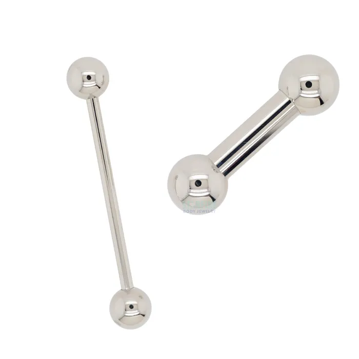 Anatometal Earrings Titanium Straight Barbell 12 ga