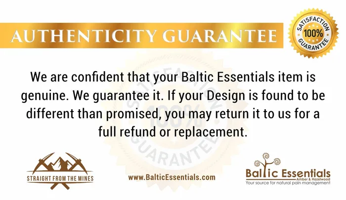 Baltic Essentials Necklaces Shungite Baltic Amber Necklace Raw Dark Amber Gift Set Bundle