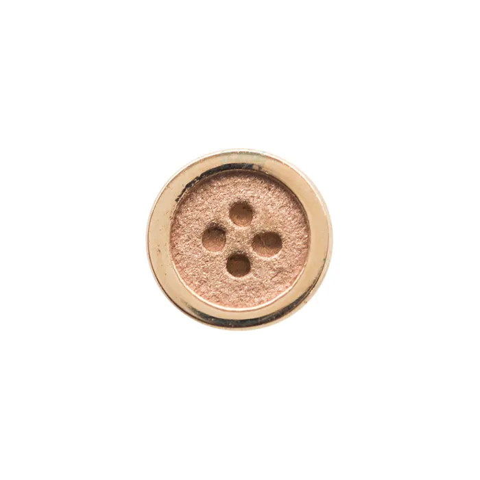 Body Vision BVLA Earrings Button Threaded End in Gold