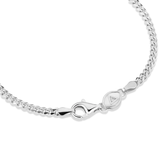 Bracelets Curb Bracelet Sterling Silver 3mm Florence