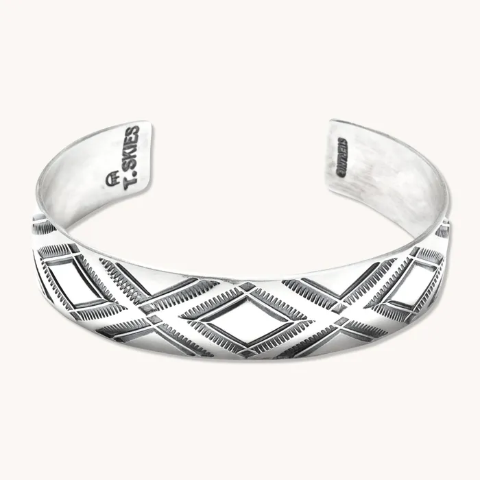 Bracelets TSkies Jewelry Stamp Dancer Diamondback Cuff Bracelet