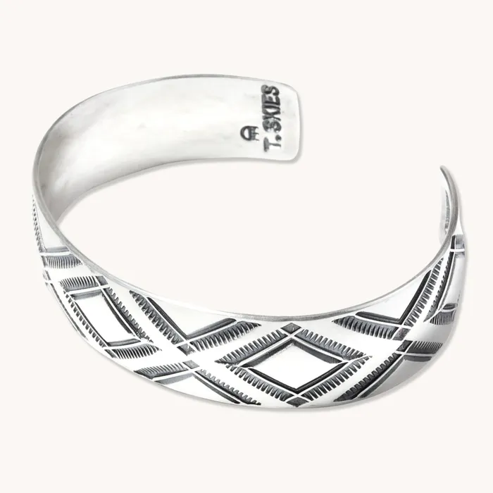 Bracelets TSkies Jewelry Stamp Dancer Diamondback Cuff Bracelet