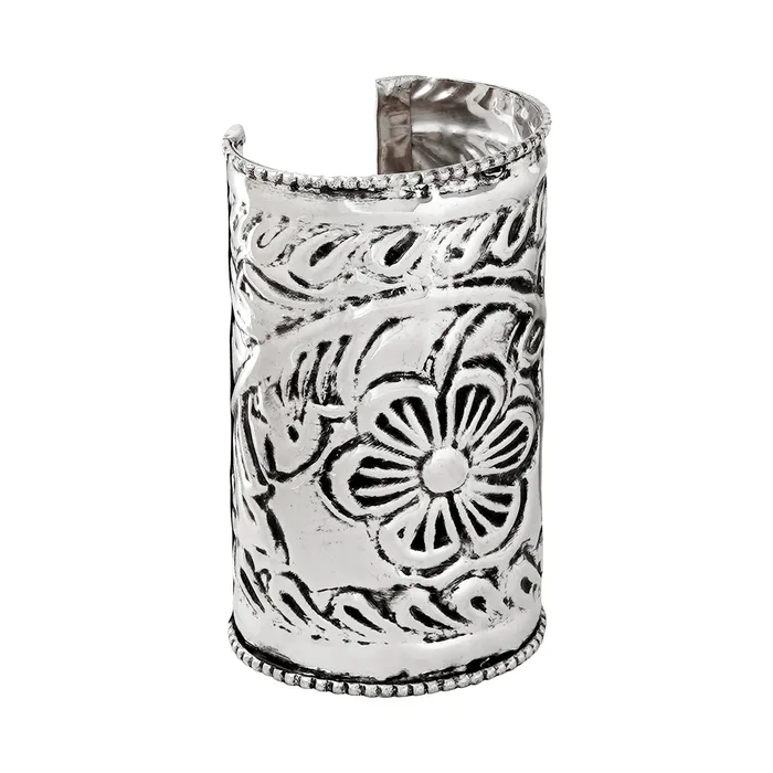 Bracelets Teejh Teejh Kiarah Silver Oxidised Cuff Bracelet