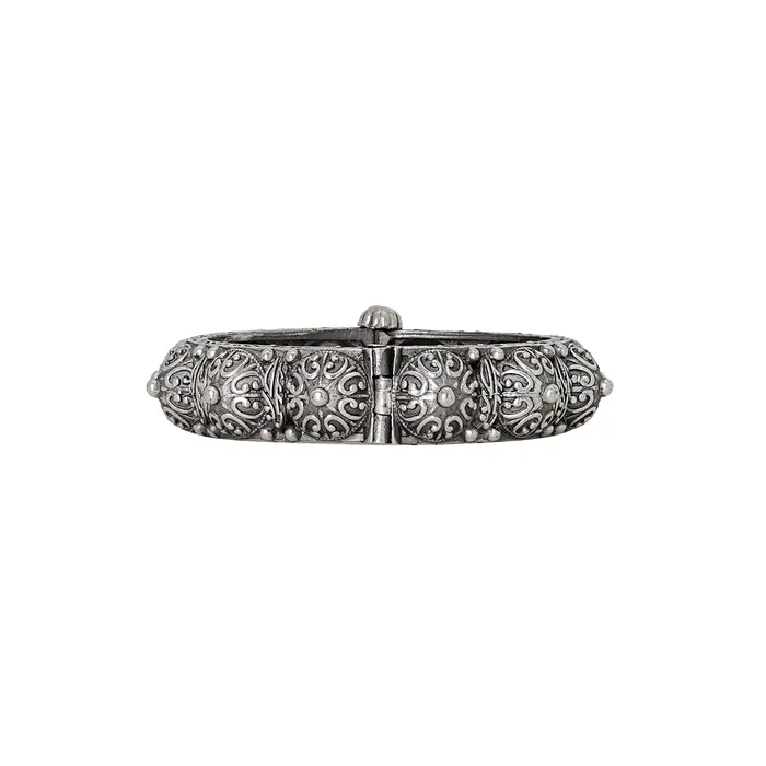 Bracelets Teejh Teejh Meera Silver Oxidised Bangle Bracelets Teejh Teejh Meera Silver Oxidised Bangle