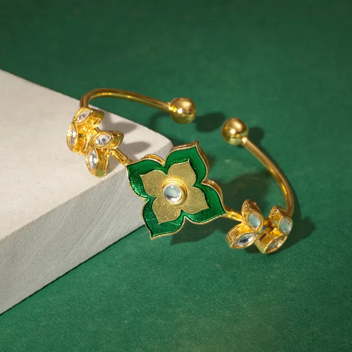 Bracelets Too Phoolsome Green Bracelet Teejh