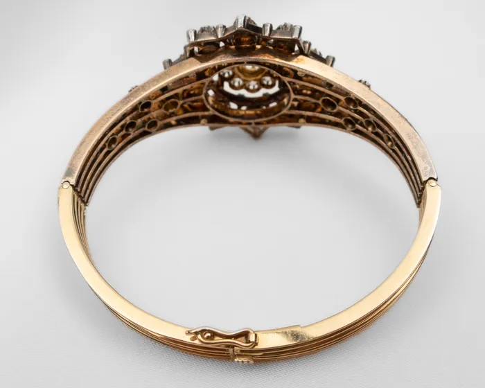 Bracelets Victorian Diamond Bangle Isadoras A