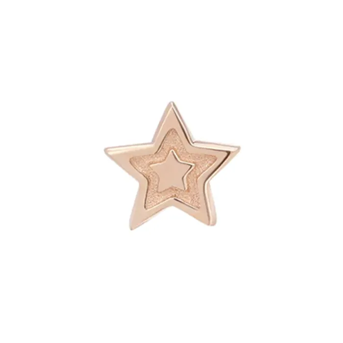 Buddha Jewelry Organics Earrings threadless Starstruck End in Gold