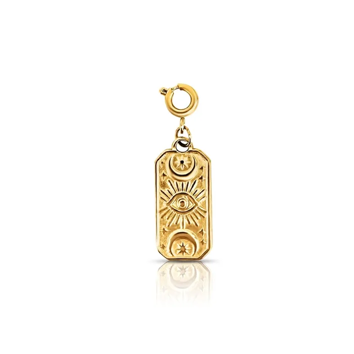 Charm Necklaces Ellie Vail Mia Celestial Tag Charm