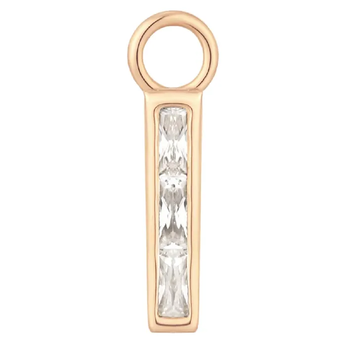 Earrings Buddha Jewelry Organics Invitation Charm in Gold with CZs