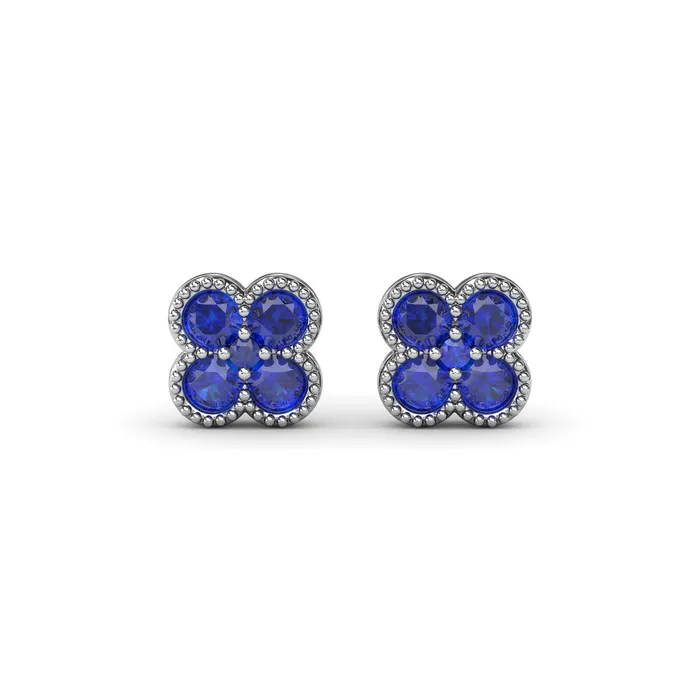 Earrings Fana Sapphire Diamond Earrings