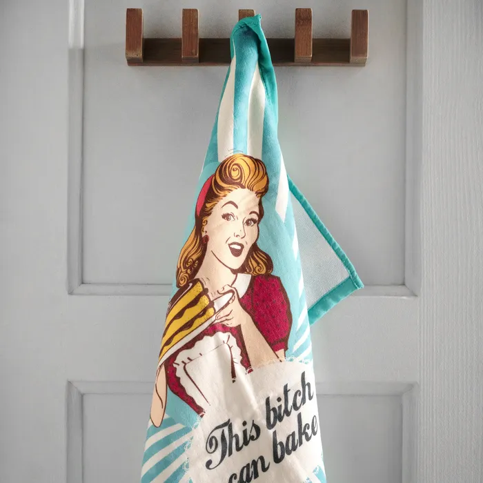 Earrings Oven Mitts Co This B Can Bake Kitchen Towel Set