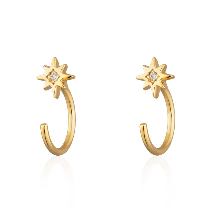 Earrings Scream Pretty Hannah Martin Interstellar Reverse Huggie Earrings