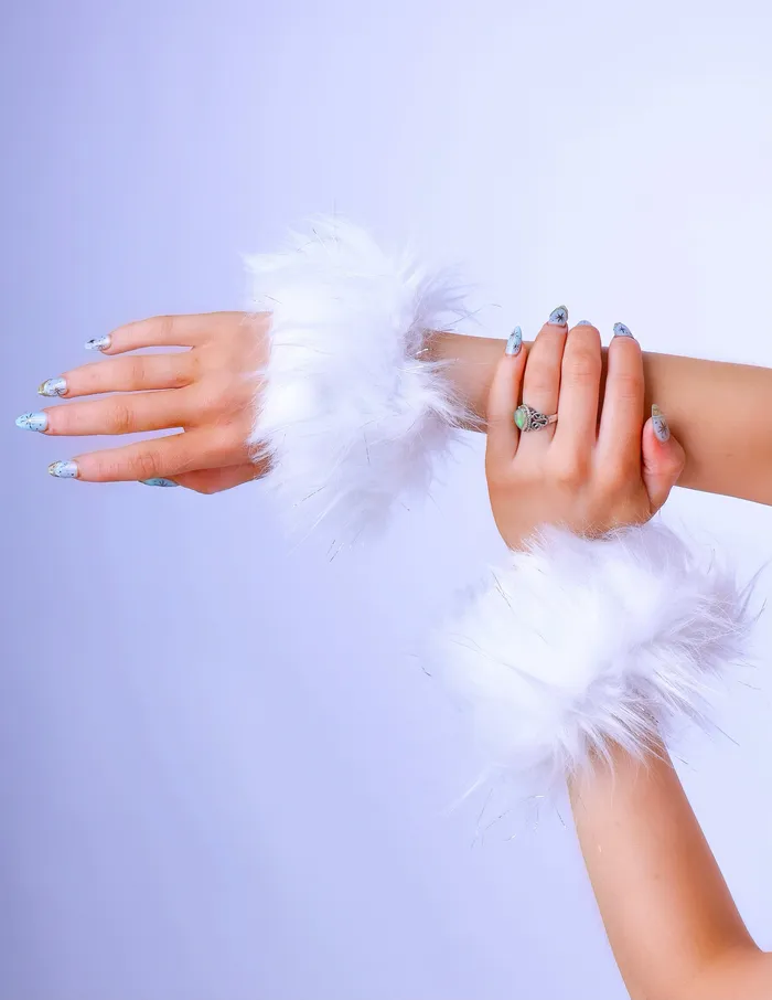 Earrings Snow Fuzzy Wrist Cuffs THE LUMI SHOP