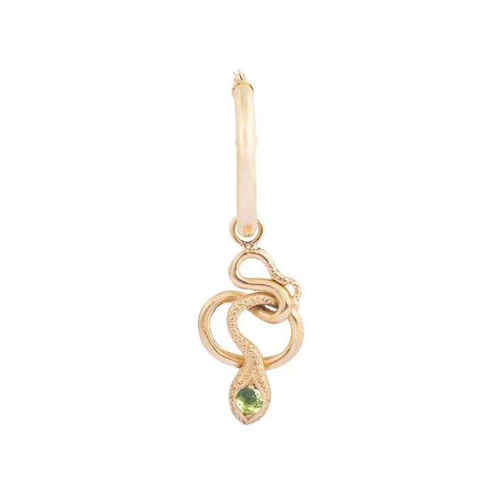 Earrings The FB Snake Charmer Hoop Earrings Fox Bond Originals