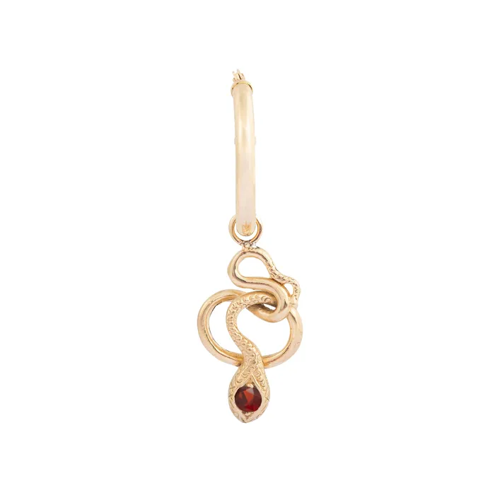 Earrings The FB Snake Charmer Hoop Earrings Fox Bond Originals