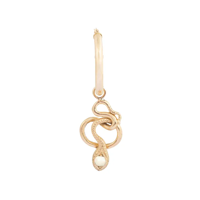 Earrings The FB Snake Charmer Hoop Earrings Fox Bond Originals