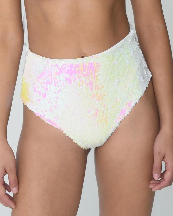 Earrings THE LUMI SHOP Pink Iridescent High Waisted Sequin Shorts