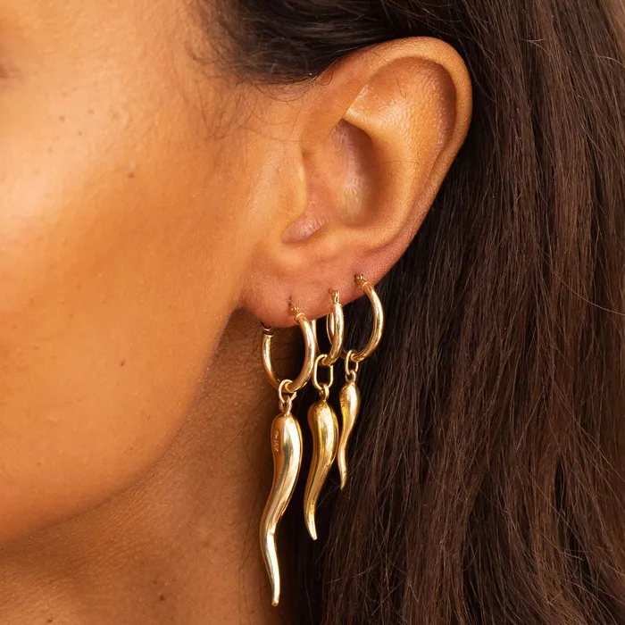 Earrings Vintage Sagittarius Figural 14k Gold Zodiac Charm