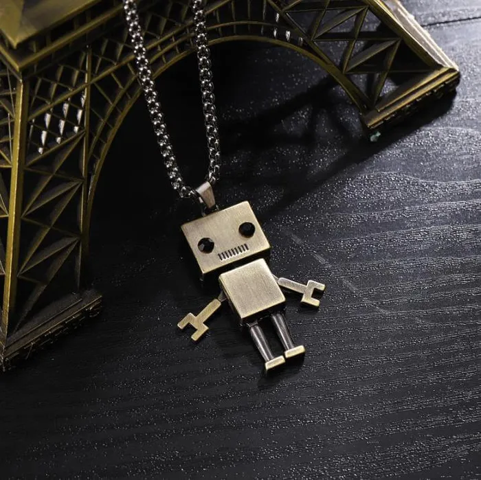 Earrings worldnetgifts Robot Best Friend Necklaces