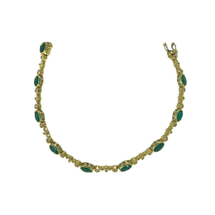 Emerald Diamond Bracelet Donald Haack Diamonds Bracelets Emerald Diamond Bracelet Donald Haack Diamonds Bracelets