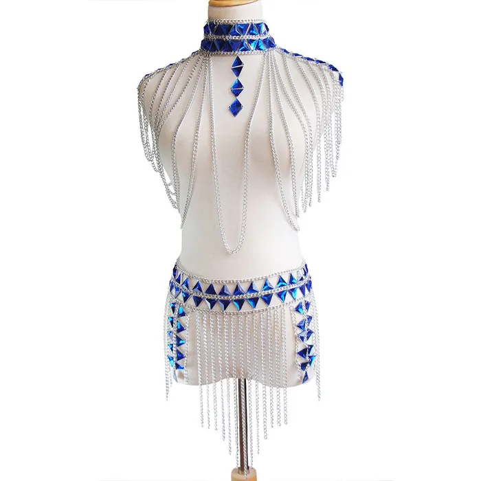 Exotic Egyptian Chain Jewelry Set THE LUMi SHOP Earrings
