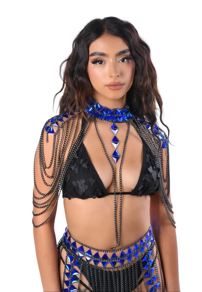 Exotic Egyptian Chain Jewelry Set THE LUMi SHOP Earrings