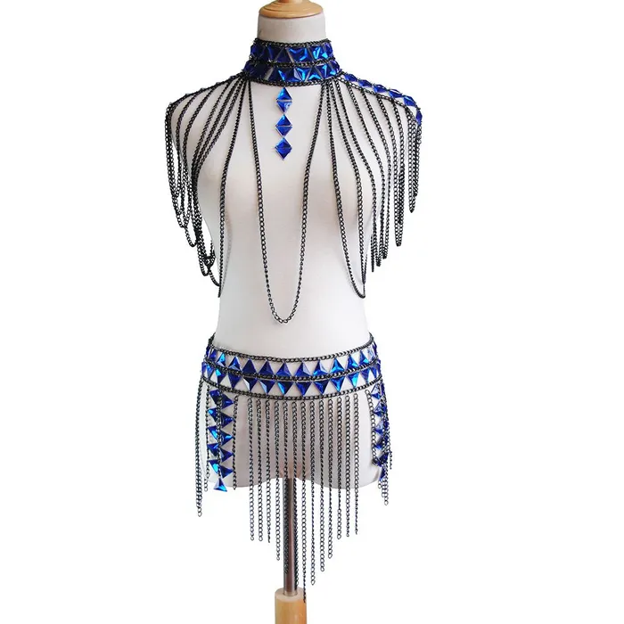 Exotic Egyptian Chain Jewelry Set THE LUMi SHOP Earrings