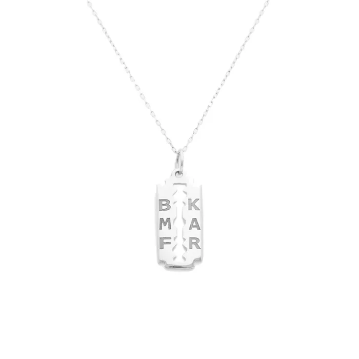 Fox Bond Originals Necklaces The FB Blood Sisters Razor Necklace